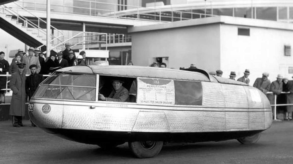 Das Dymaxion-Auto.