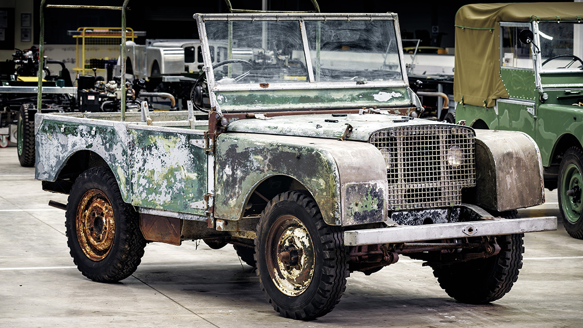 Aller erster Land Rover Restaurierung