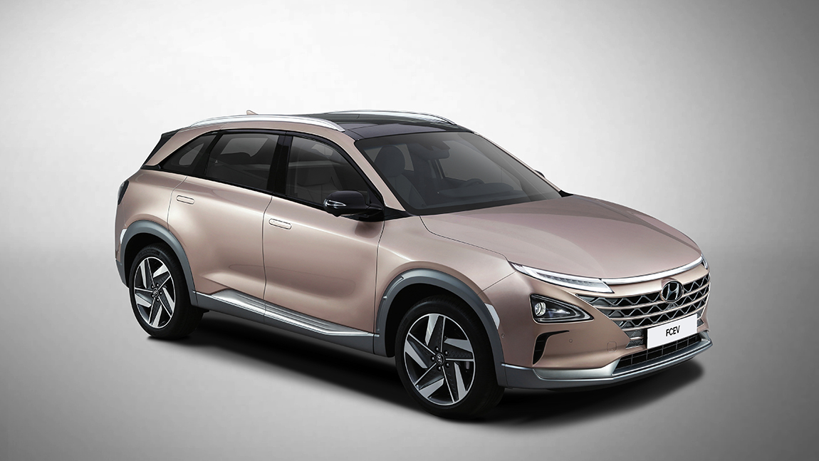 Hyundai Nexo Brennstoffzellenfahrzeug Wasserstoffauto