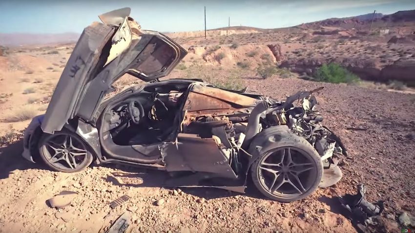 Polizei entdeckt gecrashten McLaren 720S in der Wüste - ohne Spur vom Besitzer