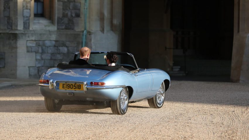 Der heimliche Star der königlichen Hochzeit: Jaguar E-Type Zero