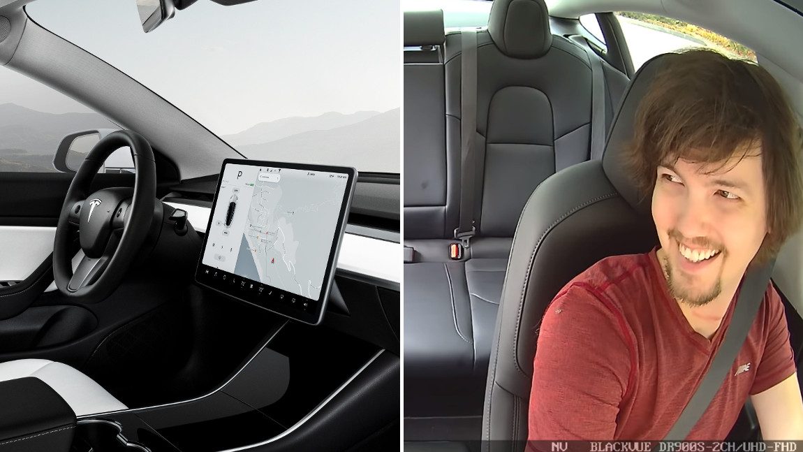 Polizist stoppt Tesla Model 3 wegen "Computer" am Armaturenbrett