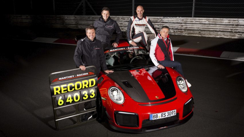 6:40,3 Minuten: Neuer Nürburgring-Rekord für den Porsche 911 GT2 RS MR
