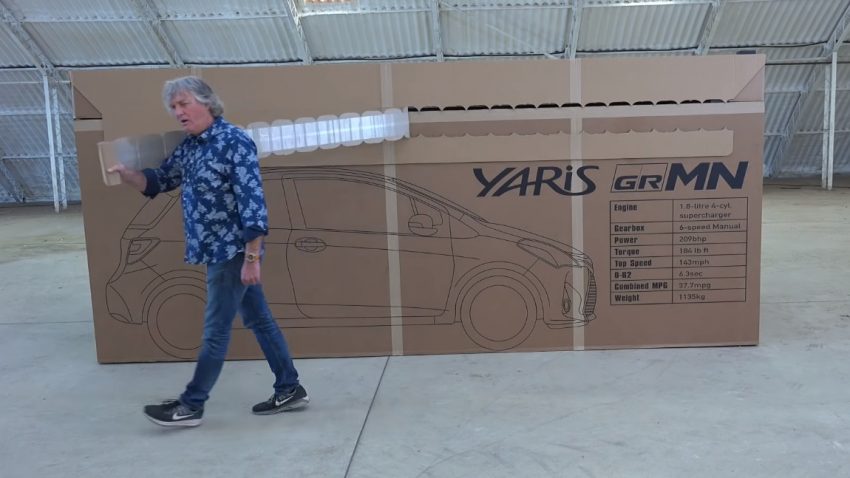 ASMR-Video für Auto-Fans: James May unboxt einen Yaris