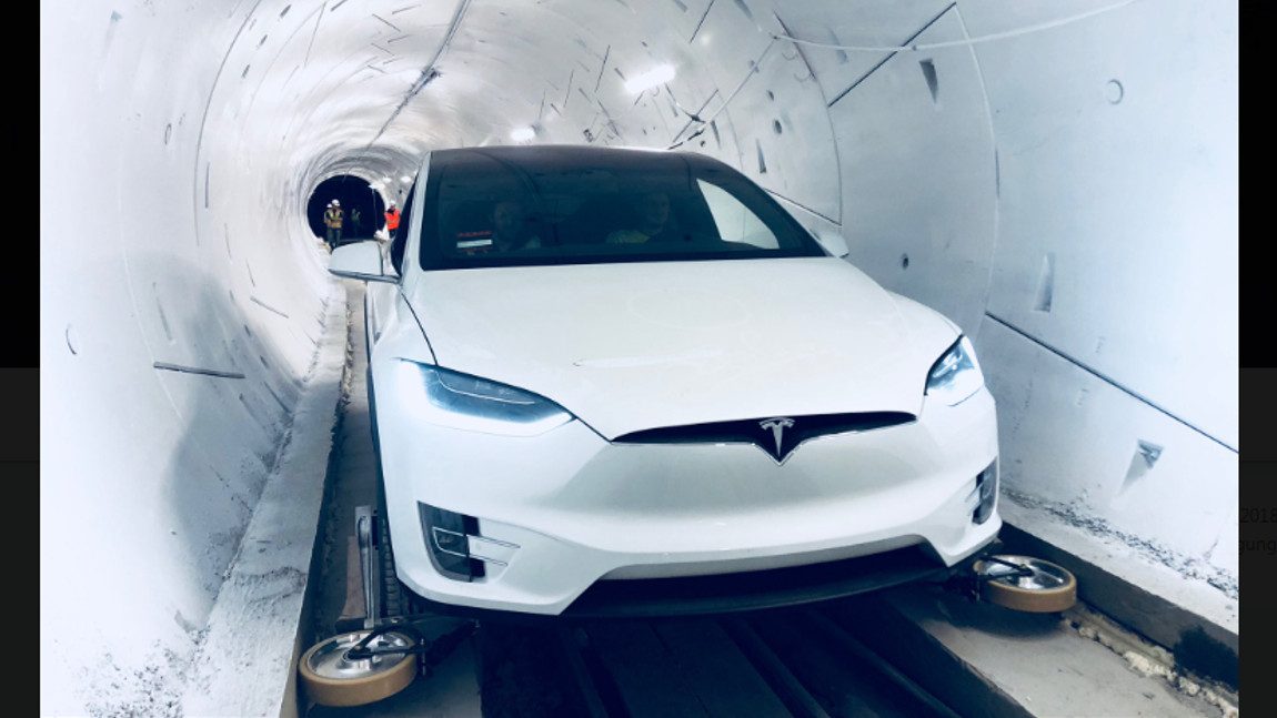 The Boring Company: Elon Musk eröffnet Test-Tunnel unter Los Angeles