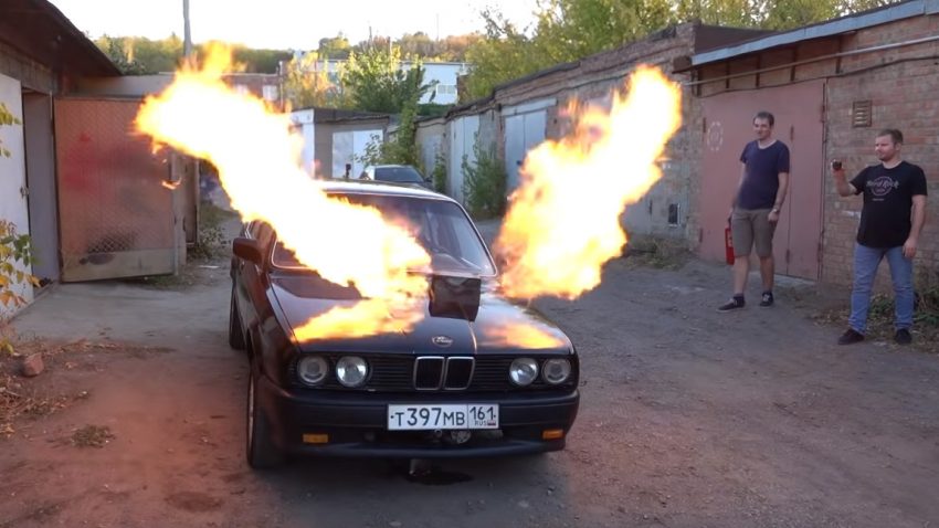Dieser BMW fährt mit der Turbine aus einem russischen Kampfflugzeug