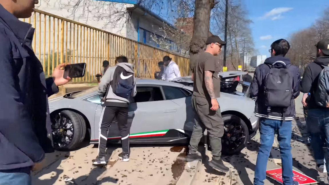Unrühmlicher Abgang: Lamborghini Huracán Performante crasht nach Supercar-Treffen
