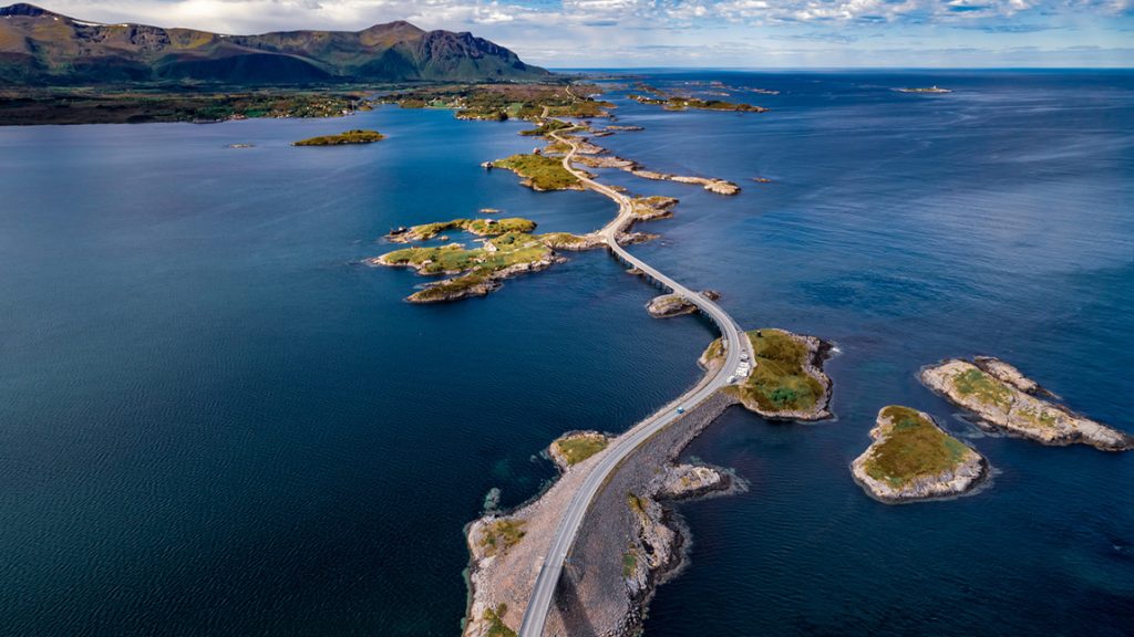 Die Atlantikstraße in Norwegen