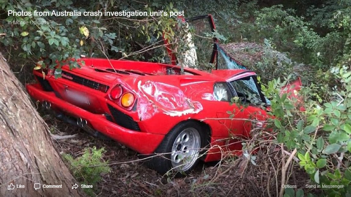 "Gerade erst gekauft": Lamborghini Diablo-Crash in Australien