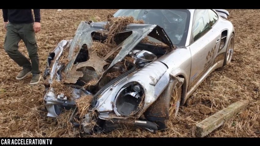Auslaufzone "zu kurz": Crash mit dem 1.800-PS-Porsche