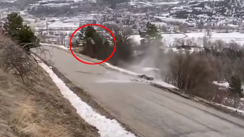 Rallye Monte Carlo: Scheinbar endloser Crash bei 180 km/h