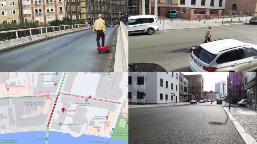 Wie dieser Berliner Künstler Google Maps einen Stau vorgaukelt
