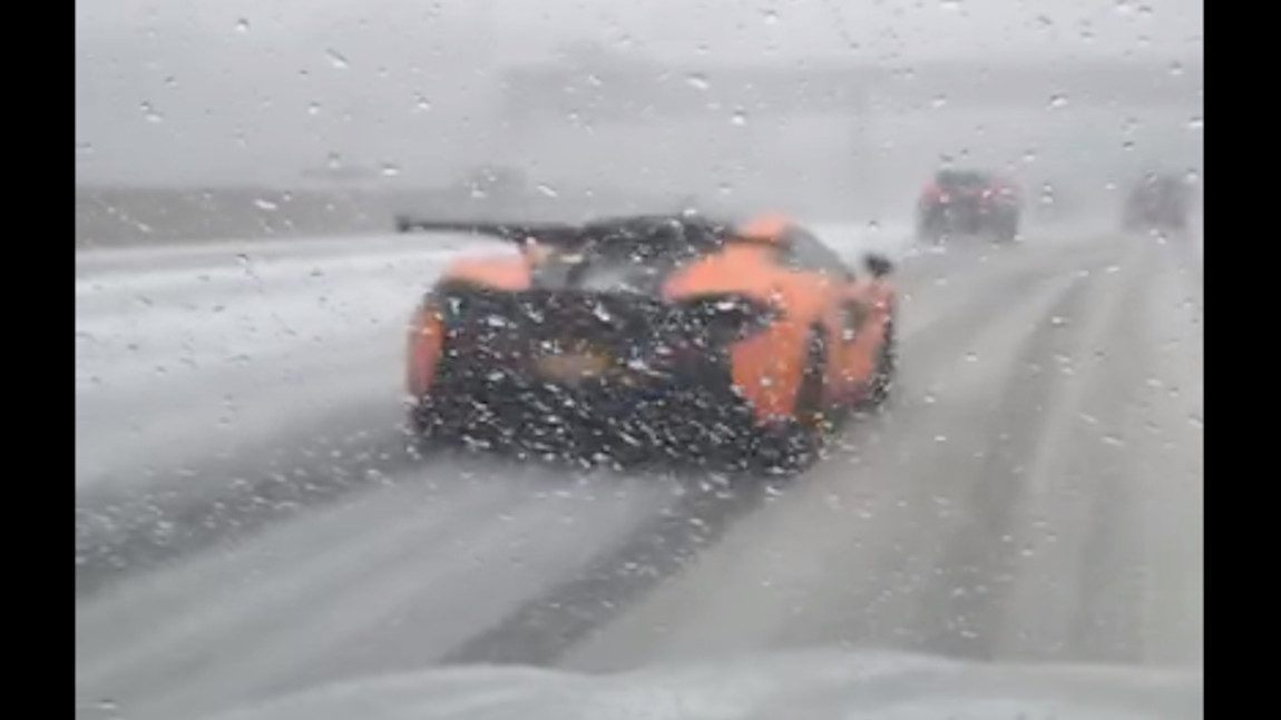 McLaren 570S: Schlittern auf Schnee