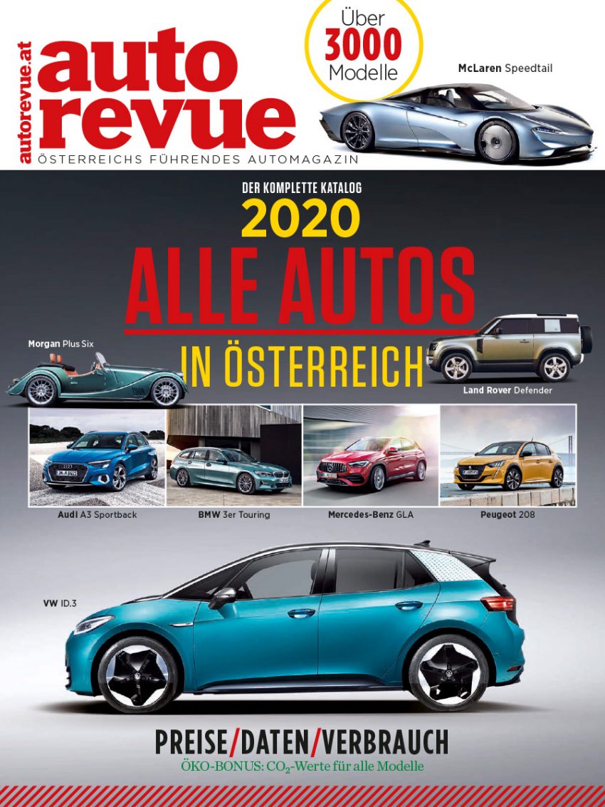 Autorevue Katalog 2020 Alle Autos in Österreich