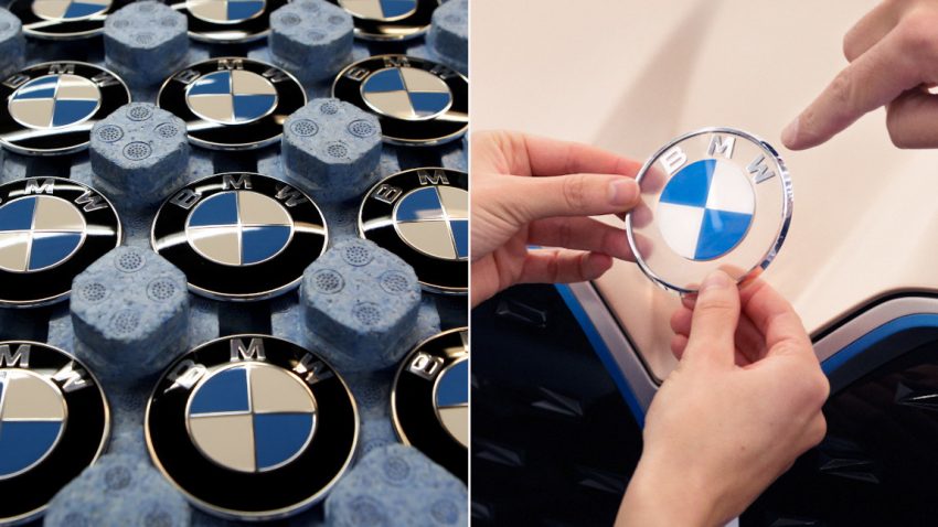 Das BMW-Logo unter der Lupe