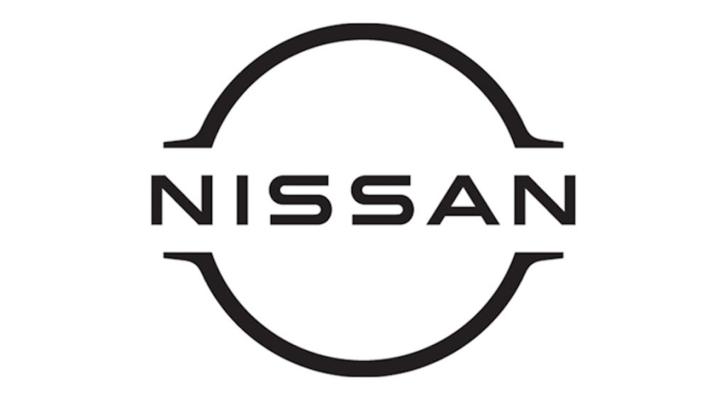 Das neue Nissan-Logo in digitaler Form - hier sind die Unterschiede gut erkennbar.