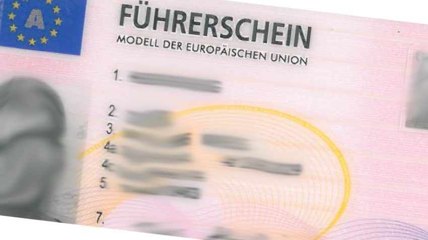 Der österreichische Führerschein im Scheckkartenformat.