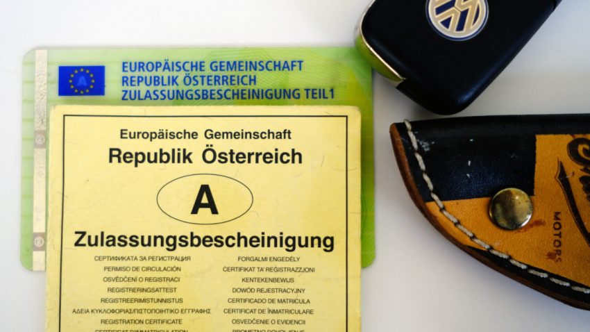 Zulassungsbescheinigung (Zulassungsschein) in Österreich