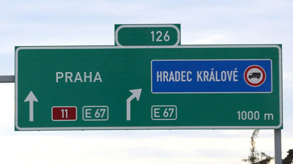 Eine Vignette für Tschechien braucht man auf den meisten Autobahnen und Schnellstraßen.
