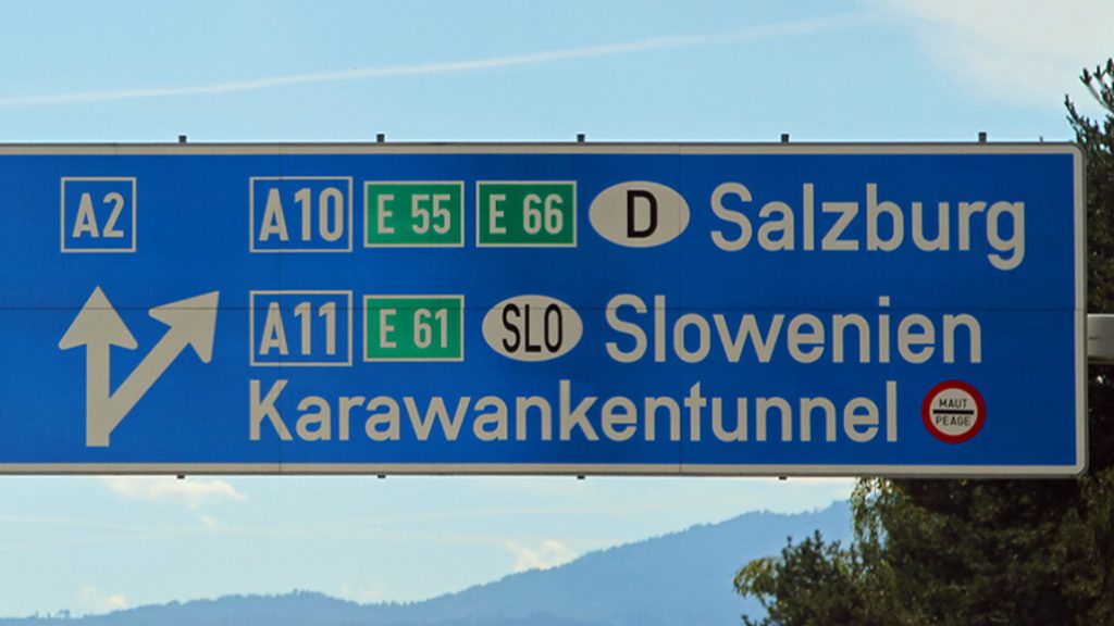 Die Vignette für Slowenien ist nur mehr in elektronischer Form erhältlich.