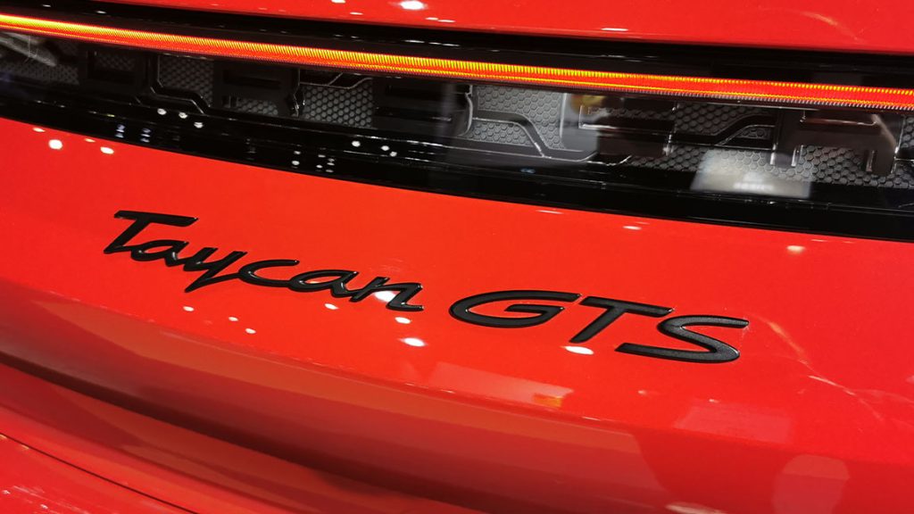Der Porsche Taycan GTS 