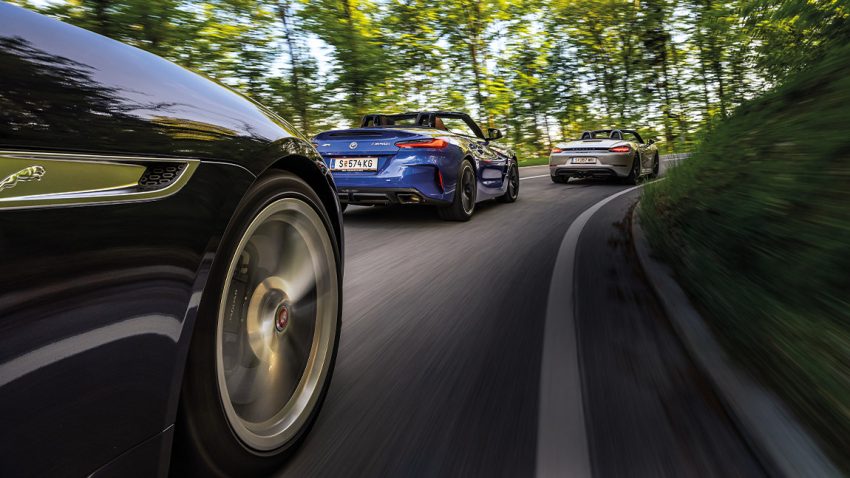 Faszination Cabrio: Drei Roadster auf Ausflug